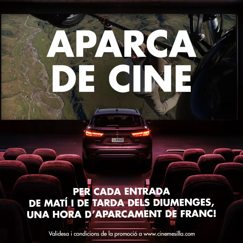 PROMOCIÓ CINEMA + APARCAMENT 